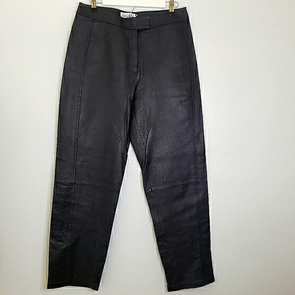 Bagatelle 100% Black Leather Pants Size 10
